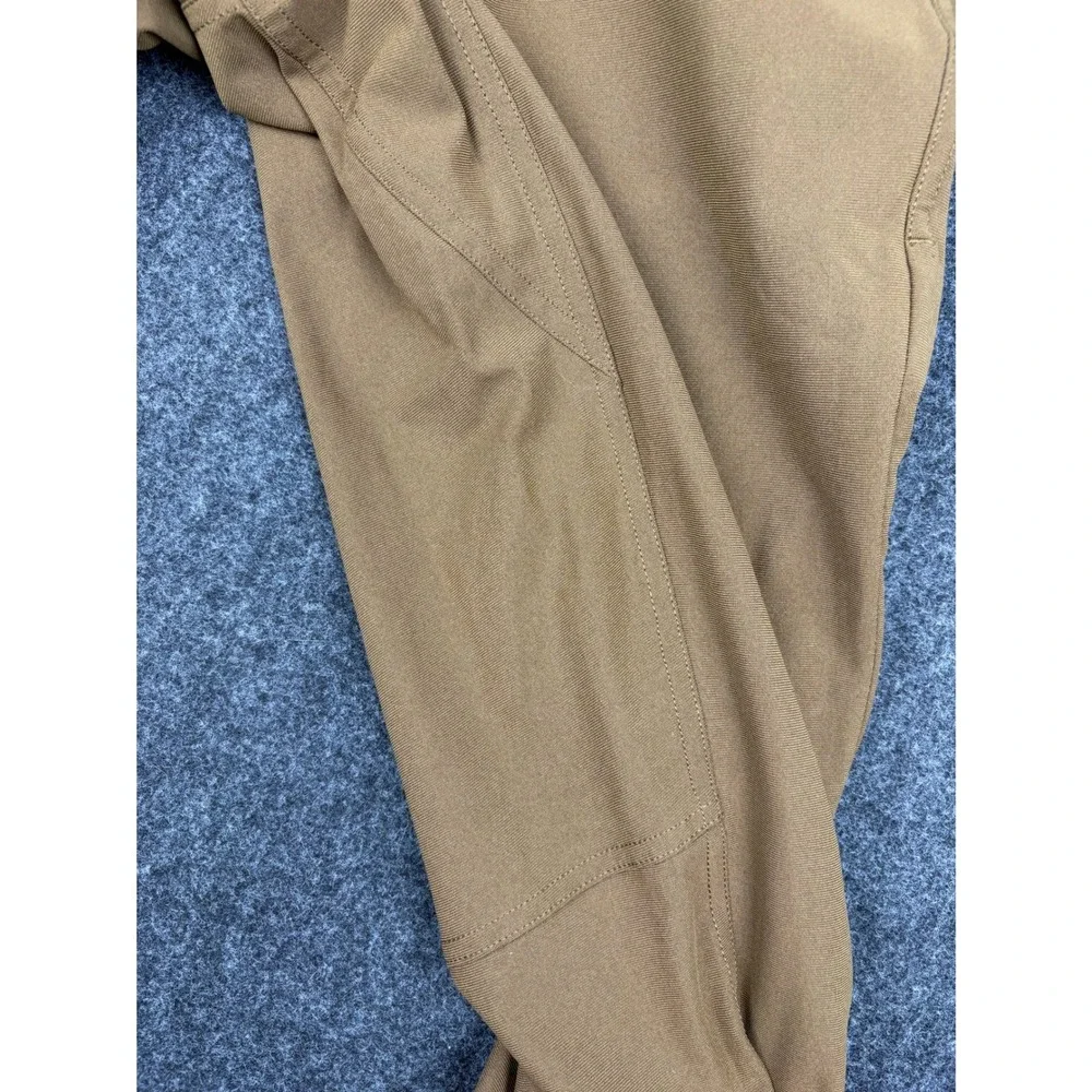 Lululemon ABC Pant Slim Fit 32 Tan Brown 5 Pocket Warpstreme Mens Trousers